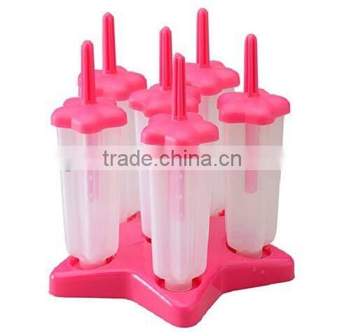 Set of 6, Purple Star Ice Pop Molds - Made of Durable Bpa-free Plastic, Dish Wash Sale