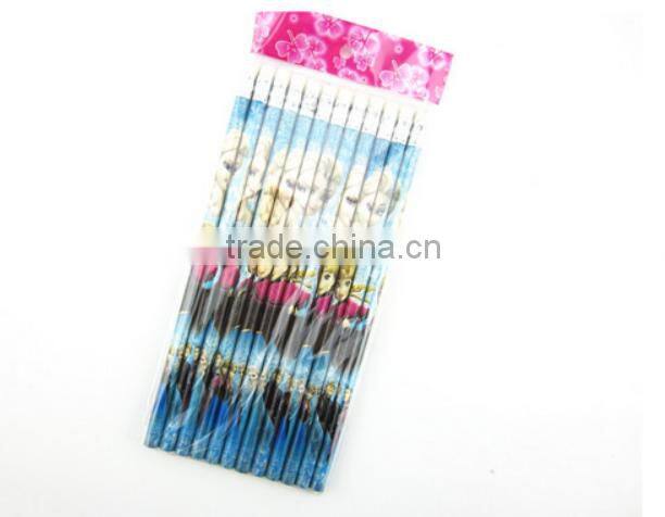 wholesale high quality cartoon frozen wood pencil