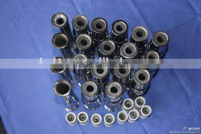 Boron carbide nozzle for blasting