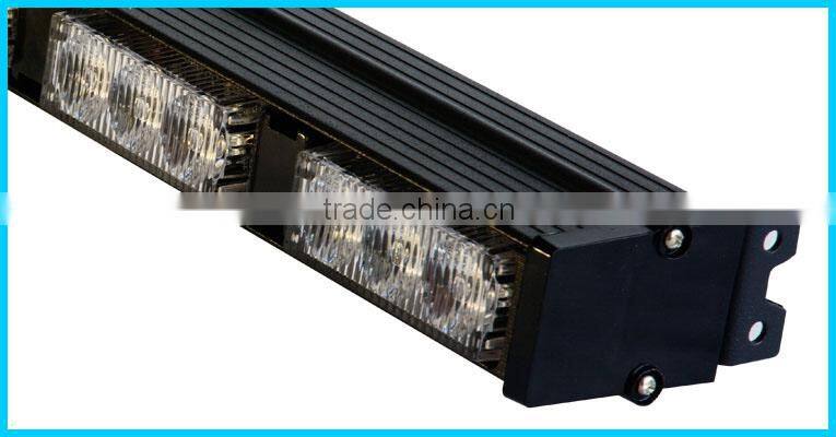 30LED 36" Long Bar Dual Color Flash Emergency Warning Grill Traffic Advisor Strobe Light Bar white red LTDG9110-10