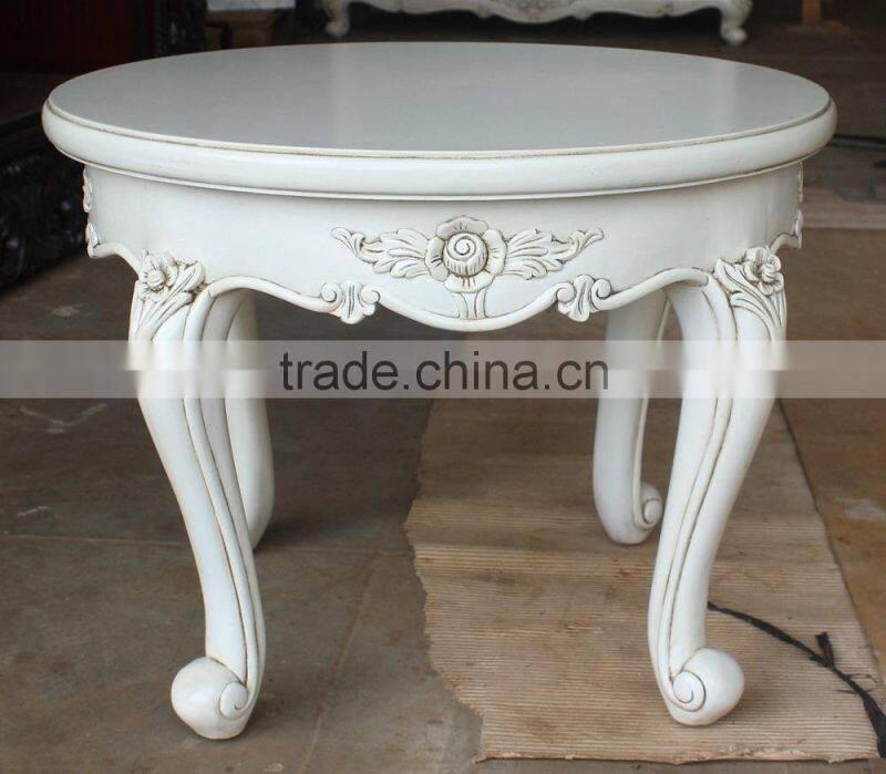 Antique White Paint Mahogany Nightstand