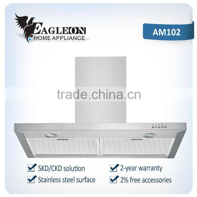 2016 new design range hood/chimney AM102