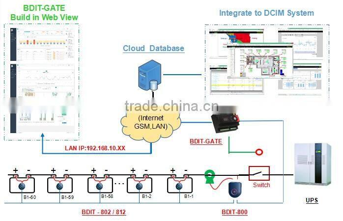 UPS Remote Battery Monitoring System