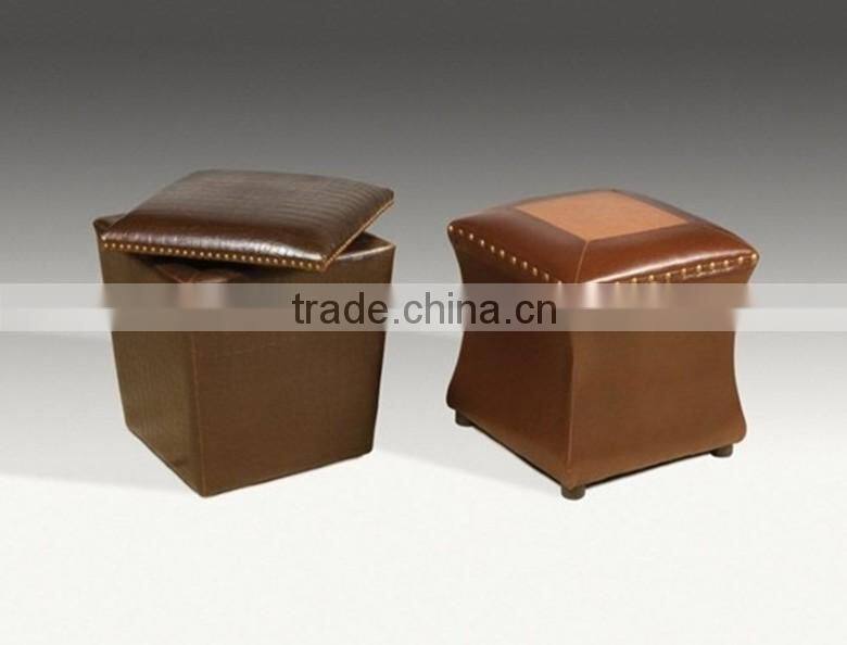 PU storage ottoman
