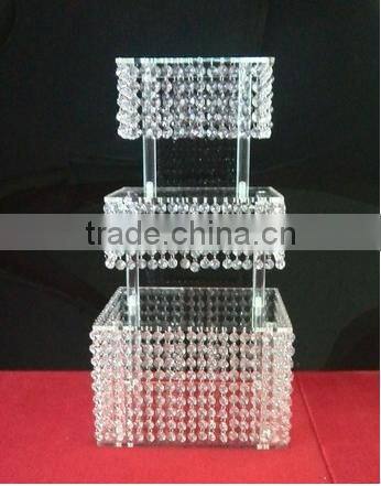 wedding cake stand 3 tier for wedding centerpieces or event party decor.