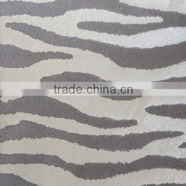 zebra-stripe vinyl wallpaper
