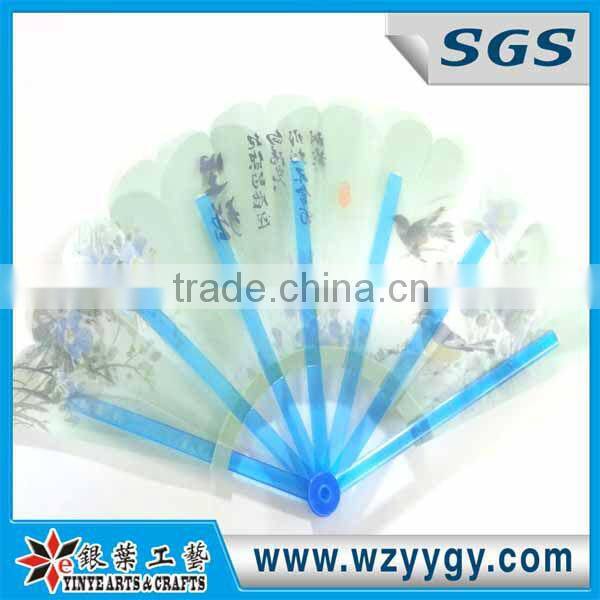Hote Sale 7pcs fanribs hand fans for promational