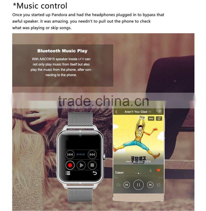 New Sedentary Remind Inteligente Z60 Smart Watch TF Card Camera Bluetooth Smartwatch For Android Phone