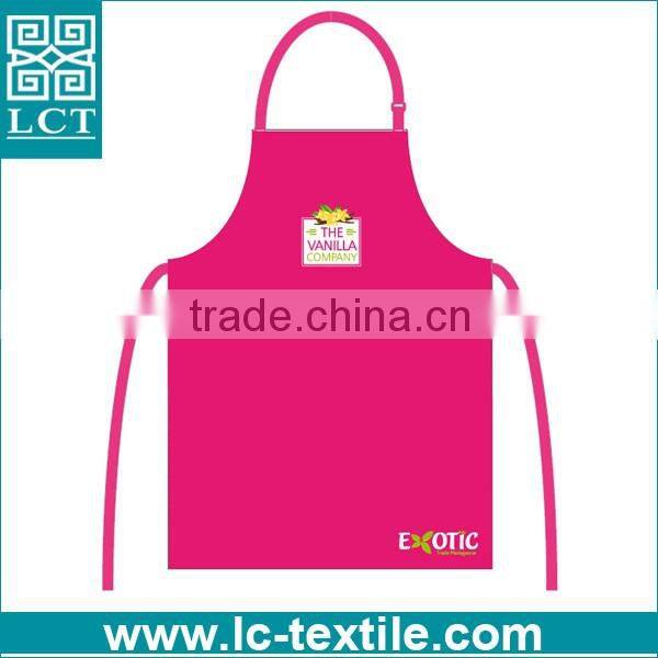 2016 new model design adorable pink new apron for customize