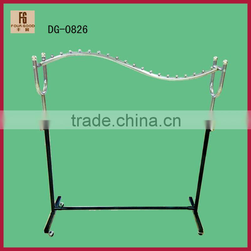 Slat wall metal display hook