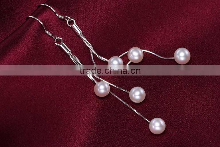 Low Price Artificial Pearl Chandelier Earrings for women