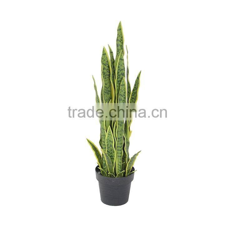 Yiwu cheap Artificial Sansevieria plant tree for home decoration factory wholesale