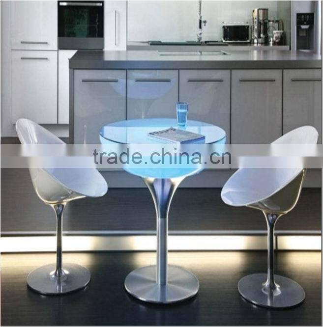 2016 Top Sale Decorative party led color changing table/Garden Furniture Set Outdoor Console Table/Disco Table