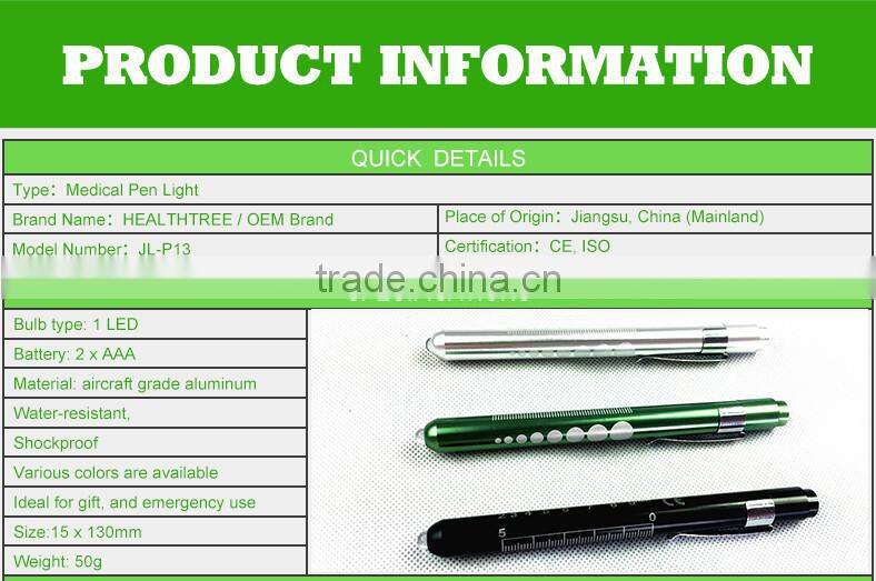 promotional pen with flashlight, medical pen torch pen flashlight, flashlight pen medical torch light penlight