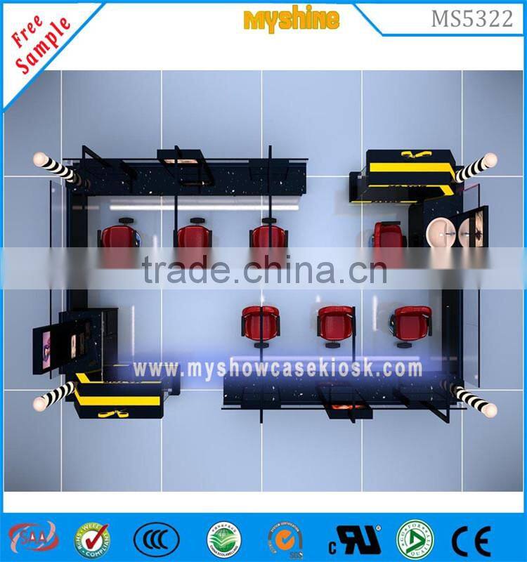 shopping mall salon furniture hairdressing salon styling stations