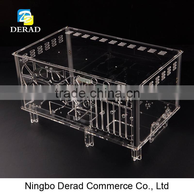 Horizontal Water Cooling PC Raditor ATX Computer PC Case