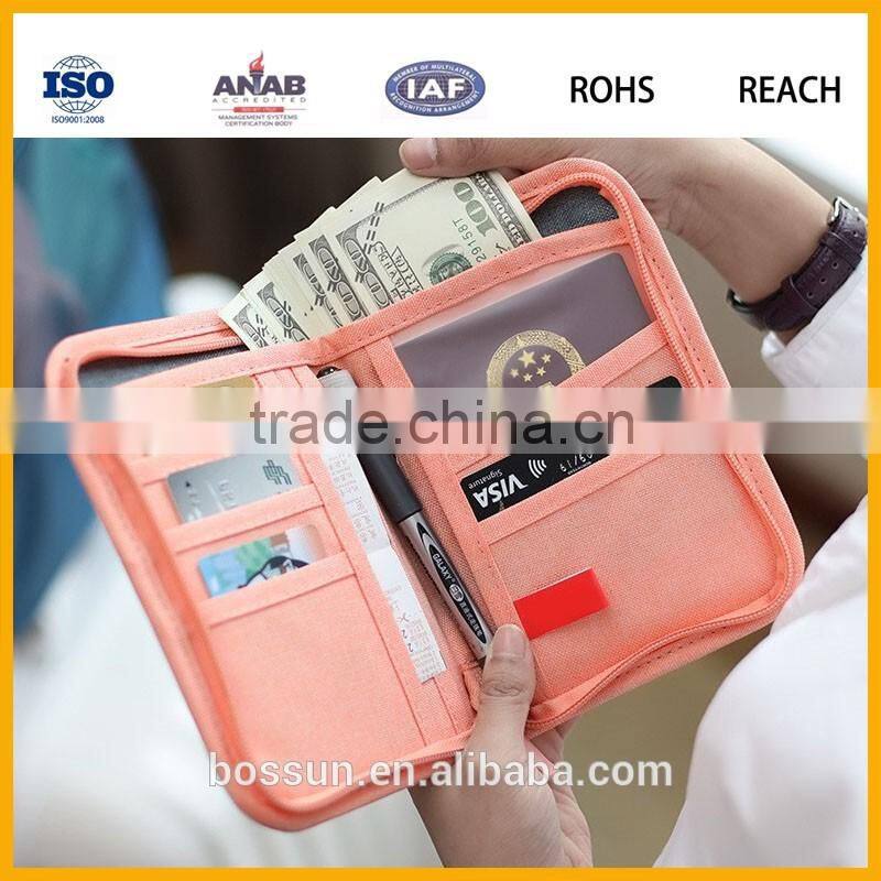 Manufacturing Home&Travel Cable Organizer Case Storage Bag for money ,Passport,ID card
