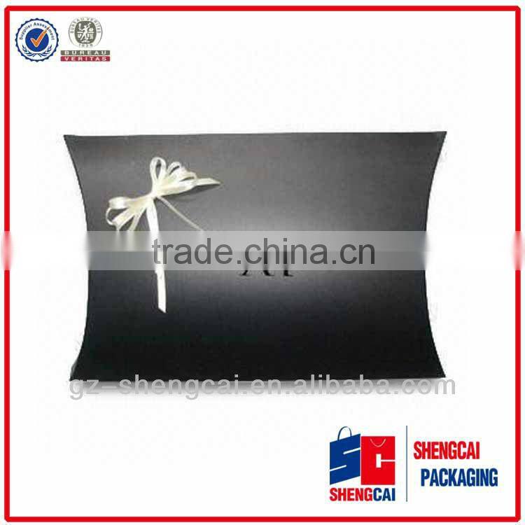 High quality fashional custom pillow boxes wholesale packaging box manufacturer
