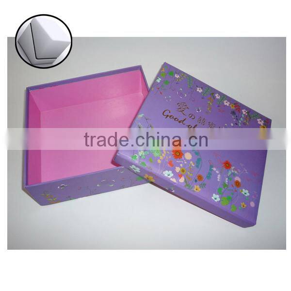 customized logo printing elegant scarves paper packaging box hot sale with the best price