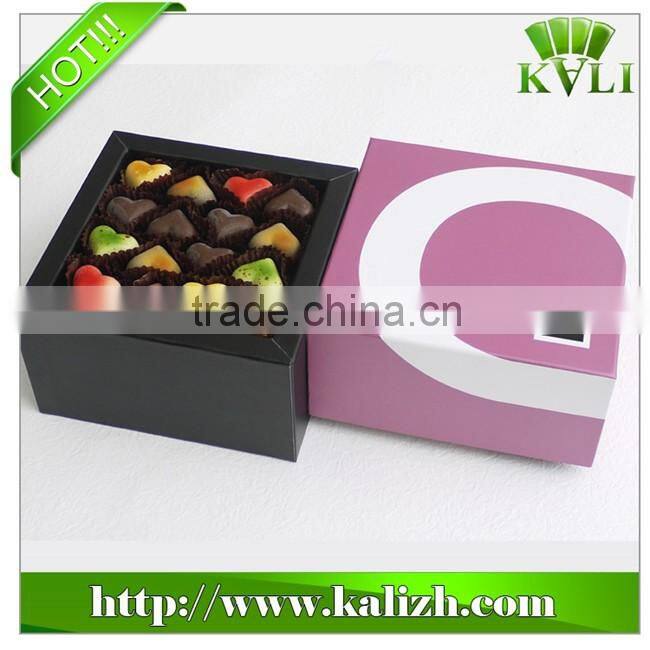 Hot sell fancy chocolate box luxury