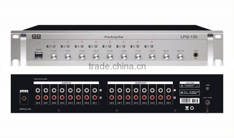 PA PRO Equipment 8 Channel Pre Amplifier From Manufacturer