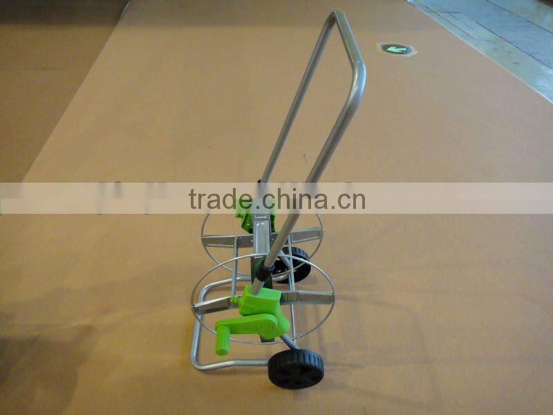 portable garden hose & metal hose reel cart for 30m