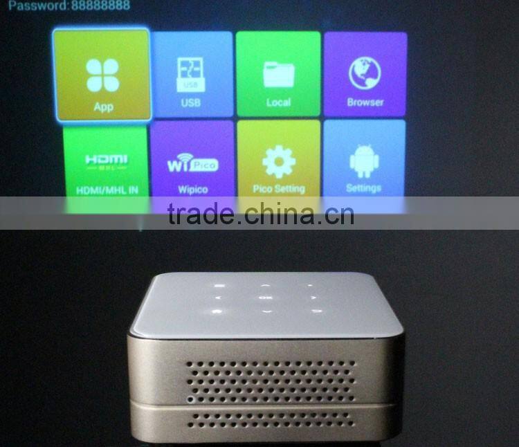 Rechargeable projector led pico wifi android HDMI 120 inches