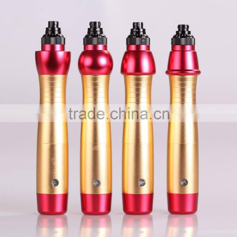 2016 Led Nano Photon Lip/Eyelash/Facial RECHARGEABLE Microneedle Derma Pen
