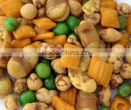 Party Snacks Mix 50, PM50, Peanuts, Green peas, Broad bean chips, BRC, IFS, HALAL, ISO