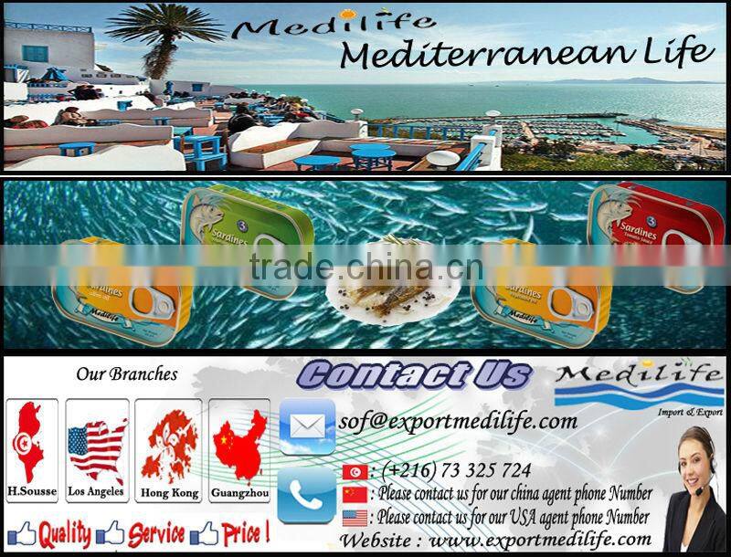 Mediterranean Canned Sardines in Vegetable Oil ,High Quality of Sardines in Vegetable Oil 125 g