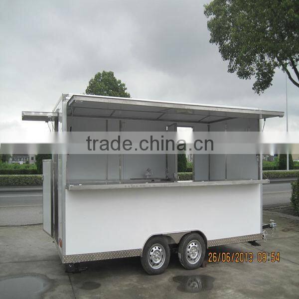 JX-FS420 Commercial Stainless Steel Outdoor Customized mobile food canteen