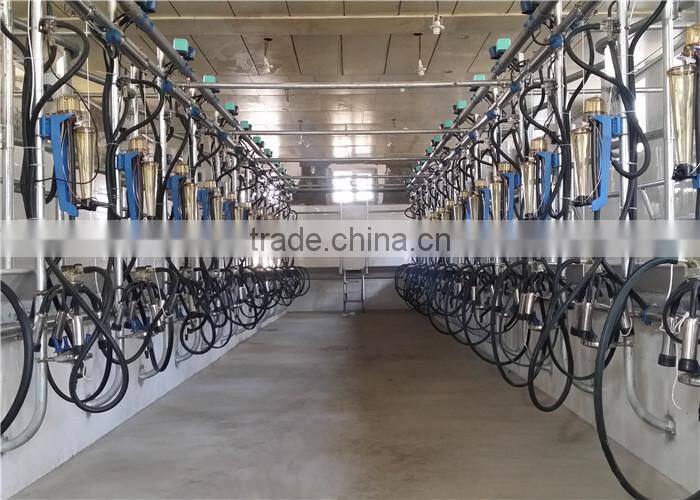 Milking Machine System with Automatic Cluster Remover