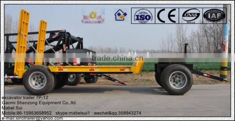 light duty excavator trailer