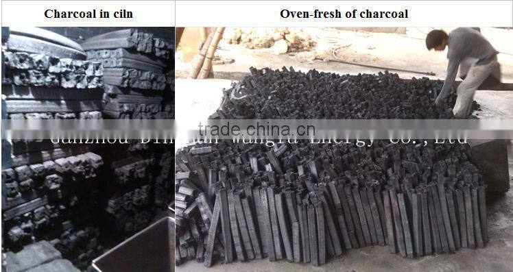 100% pure bamboo sawdust shisha charcoal