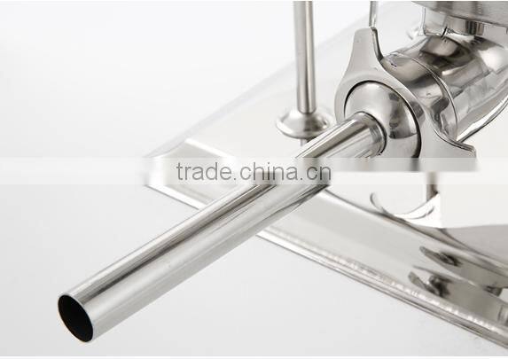 Factory suppy 3L full stainless steel body manual meat stuffer sausage filler