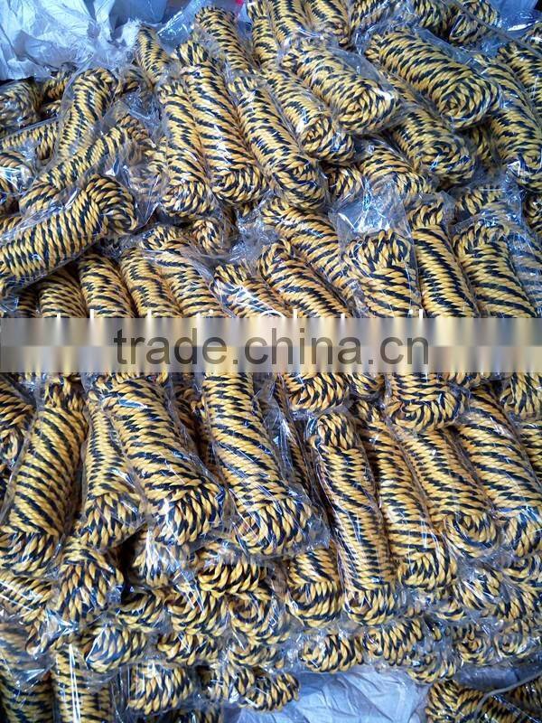 PP/PE TIGER MARK ROPE YELLOW AND BLACK
