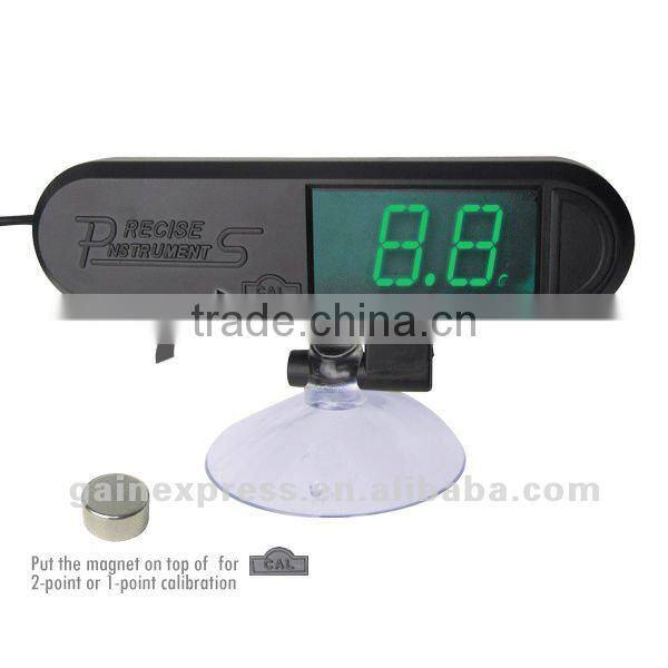 LCD display pH Aquarium Monitor 0~9.9 Range Auto Buffer Recognition +/-0.1pH Accuracy