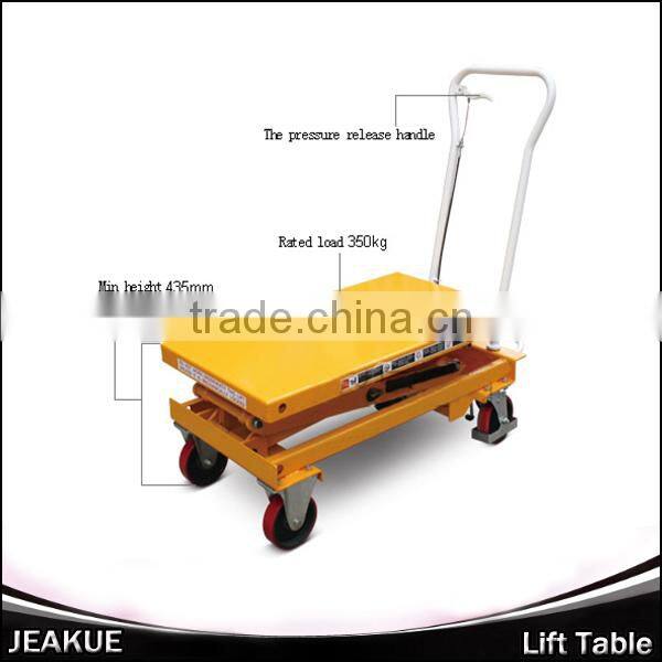 2015 New 800kg Ecomomical Pedal Hydraulic lift table