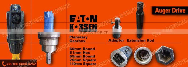 Hydraulic Auger for excavator, compact excavator attachment auger