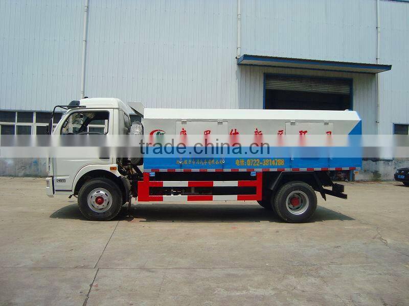 DFAC 4*2 small sealed rubbish truck for sale