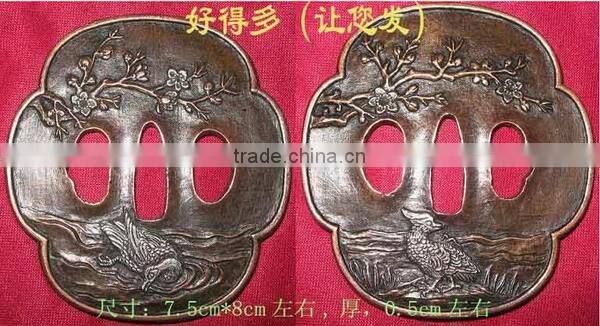 Hand forged Japanese sword Katana Matrix Tsuba Very Sharp