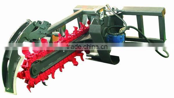 trencher for skid loader, bobcat loader ,skid steer loader, attachment for wheel loader