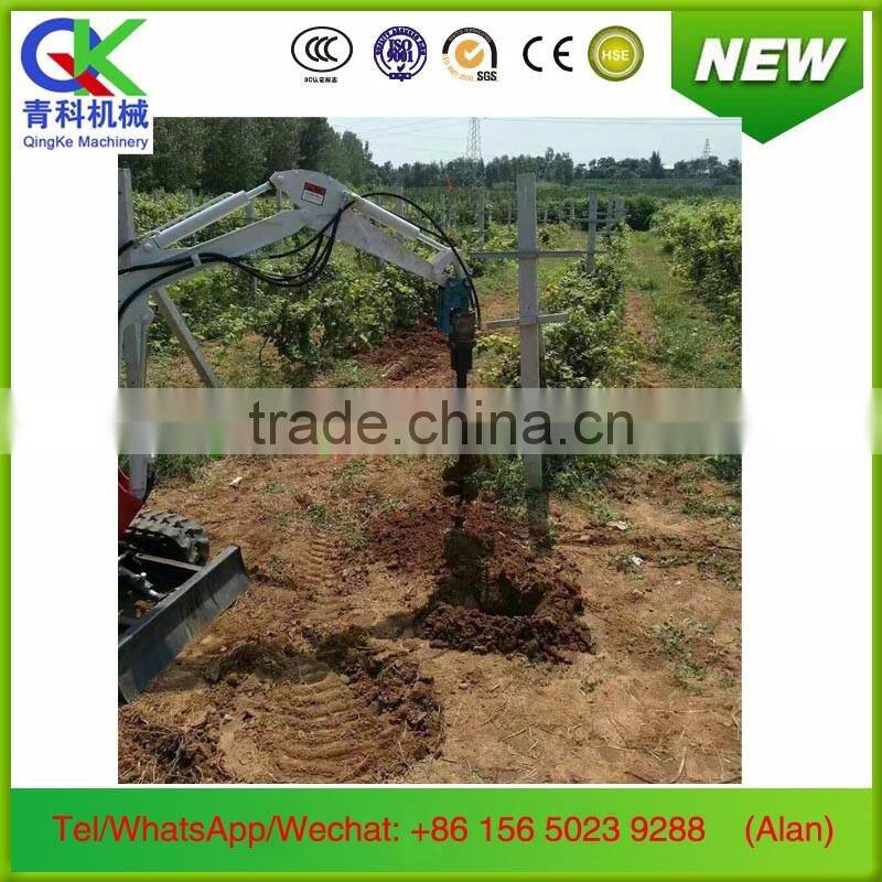 small volume 0.8ton hydraulic track shoe excavator for orchard forest farm greenhouse earthwork