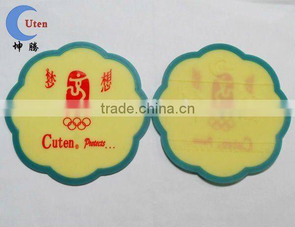 Custom Anti-Slip Fashionable Silicone Cup Pad