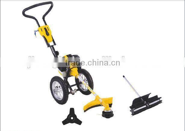 New handpush grass trimmer/grass cutter with wheels