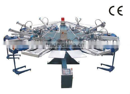 Automatic t-shirt screen printing machine