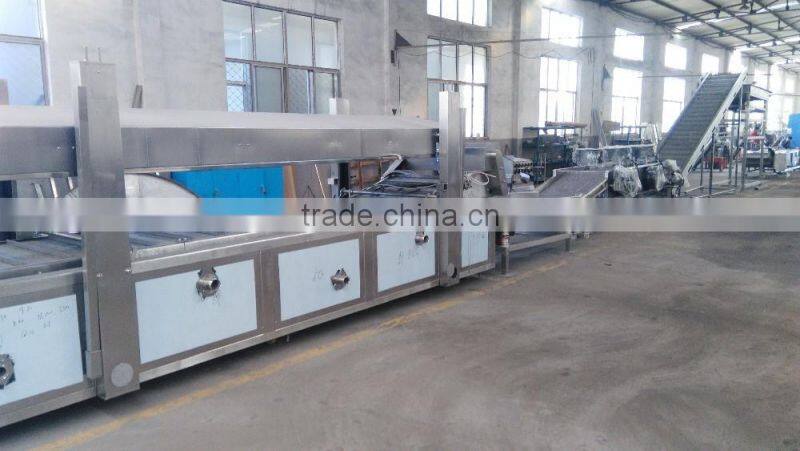 Potato chips processing line