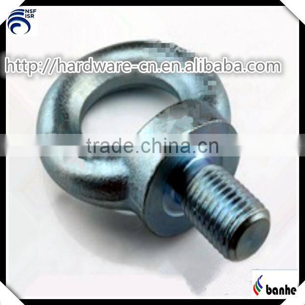 Marine hardware fasteners lifting eye bolt