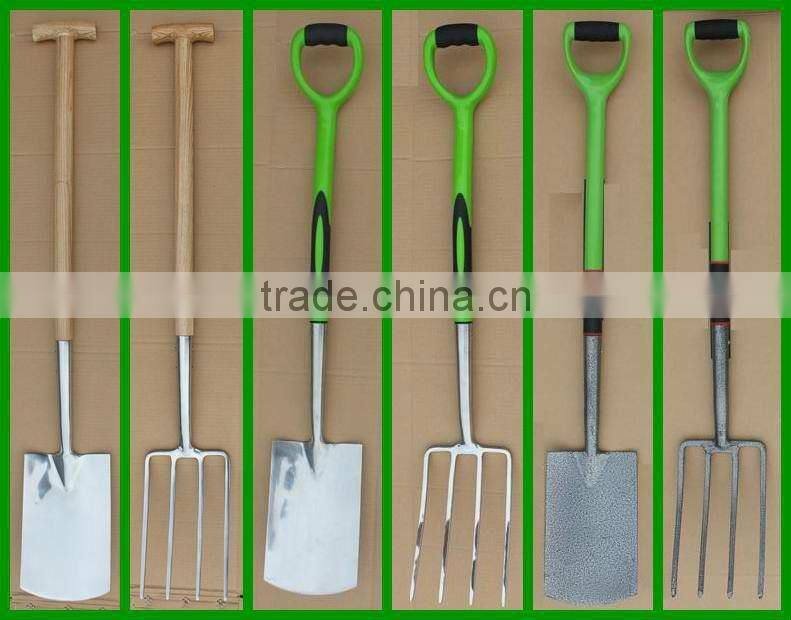 F6806 FORK WITH STEEL TUBE PVC COATED HANDLE