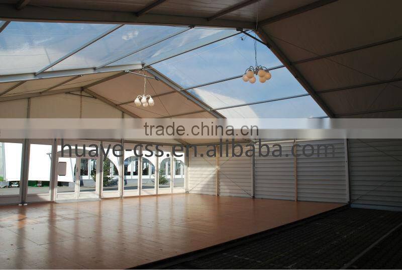 sound glass wall sports tent
